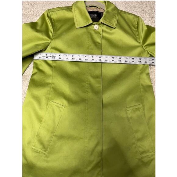 Women's Vintage Coach Twill Coat Size Small - Picture 7 of 11